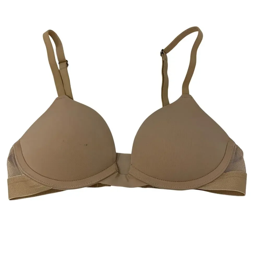 Pepper 30A Nude T-Shirt Bra Wireless Lightly Lined Everyday Beige Women's